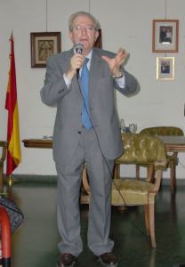 Don Gonzalo Berzosa en la Casa de Soria