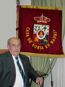 D. Manuel D�az en la Casa de Soria